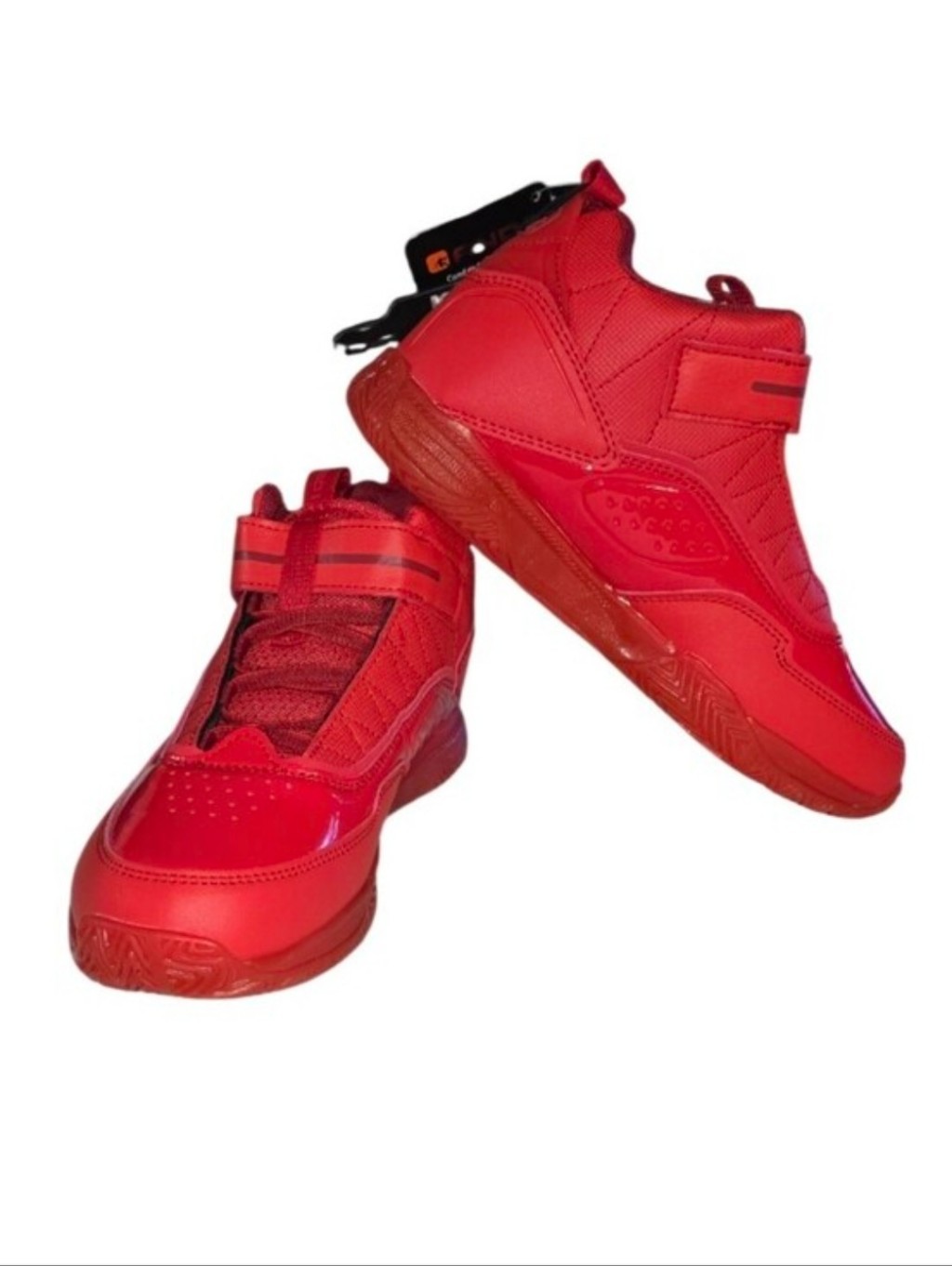 002 And1 Red And Black Product Hang Tag